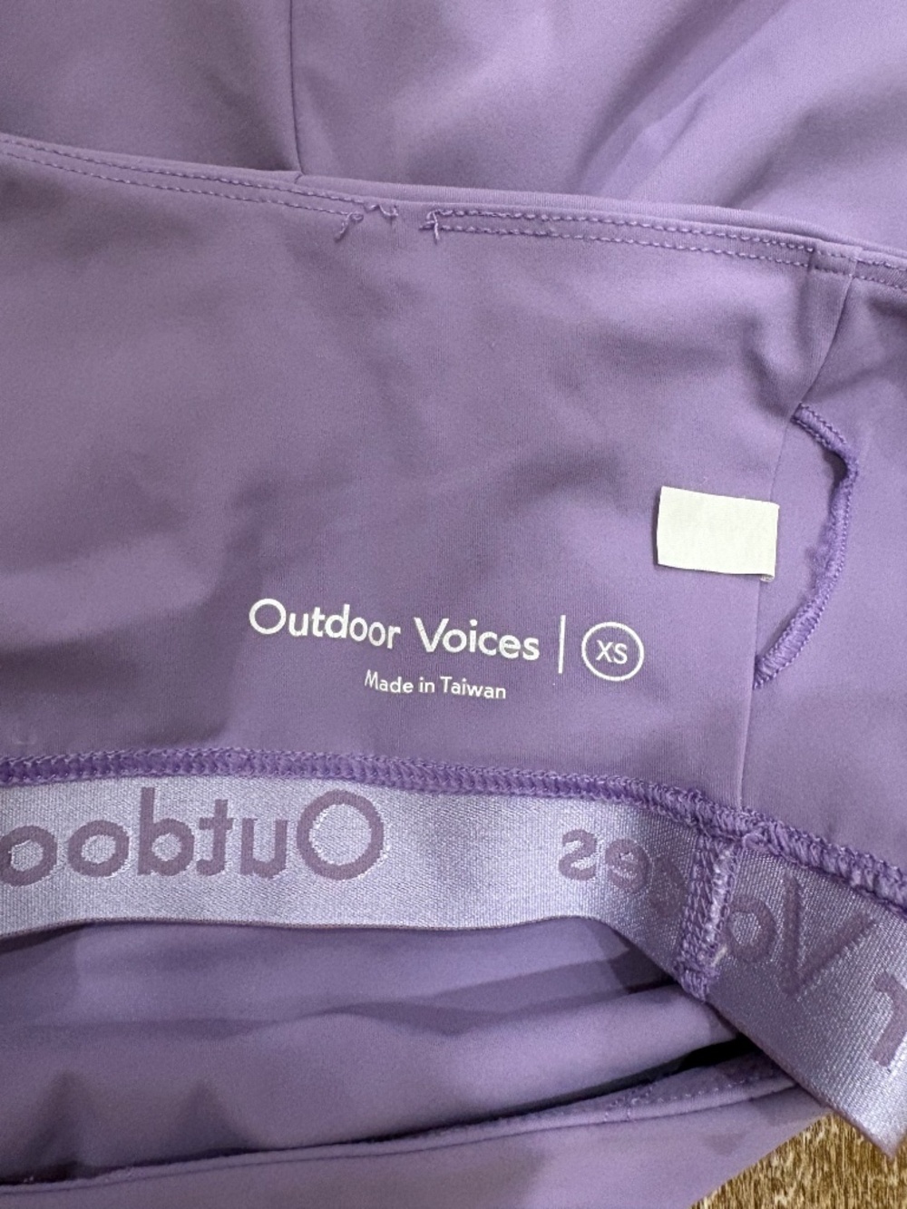 Outdoor Voices One Shoulder Exercise Dress - Lilac / Lavender [XS] - Picture 4 of 4